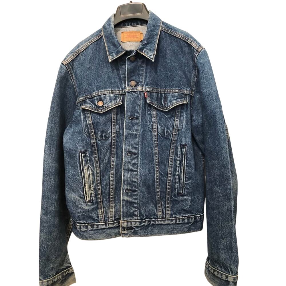 Rare Vintage Levi 71506 0216 Denim Jacket 44L "80s Trucker"